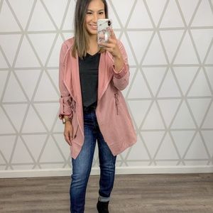 Flaunt Boutique Mauve Lightweight Jacket
